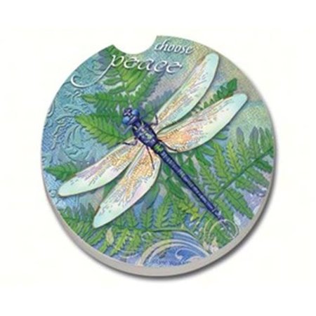 COUNTERART Counter Art CART11316 Dragonfly Inspiration Car Coaster CART11316